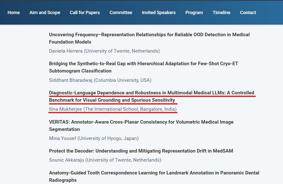Workshop programme listing the paper at TrustFMI, ACCV 2026